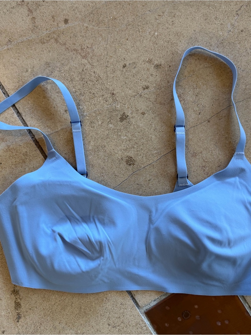 aerie Smoothez ‘Ocean Sky’ Seamless Bralette (M)
